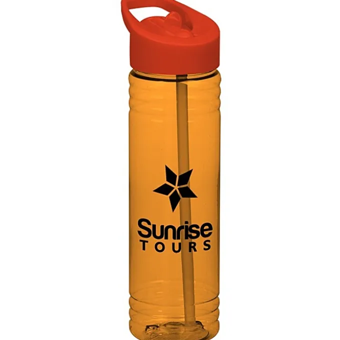 Halcyon Water Bottle with Flip Straw Lid - 24 oz