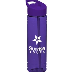 Halcyon Water Bottle with Flip Straw Lid - 24 oz