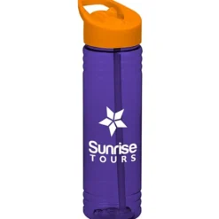 Halcyon Water Bottle with Flip Straw Lid - 24 oz