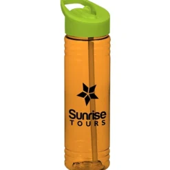 Halcyon Water Bottle with Flip Straw Lid - 24 oz