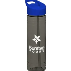 Halcyon Water Bottle with Flip Straw Lid - 24 oz
