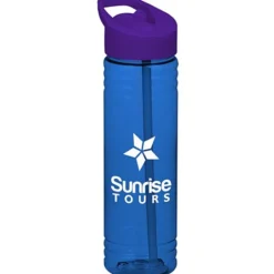 Halcyon Water Bottle with Flip Straw Lid - 24 oz