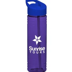 Halcyon Water Bottle with Flip Straw Lid - 24 oz