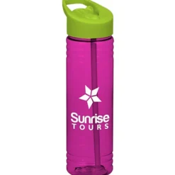 Halcyon Water Bottle with Flip Straw Lid - 24 oz