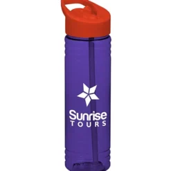 Halcyon Water Bottle with Flip Straw Lid - 24 oz