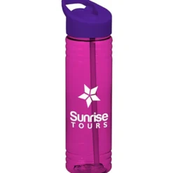 Halcyon Water Bottle with Flip Straw Lid - 24 oz