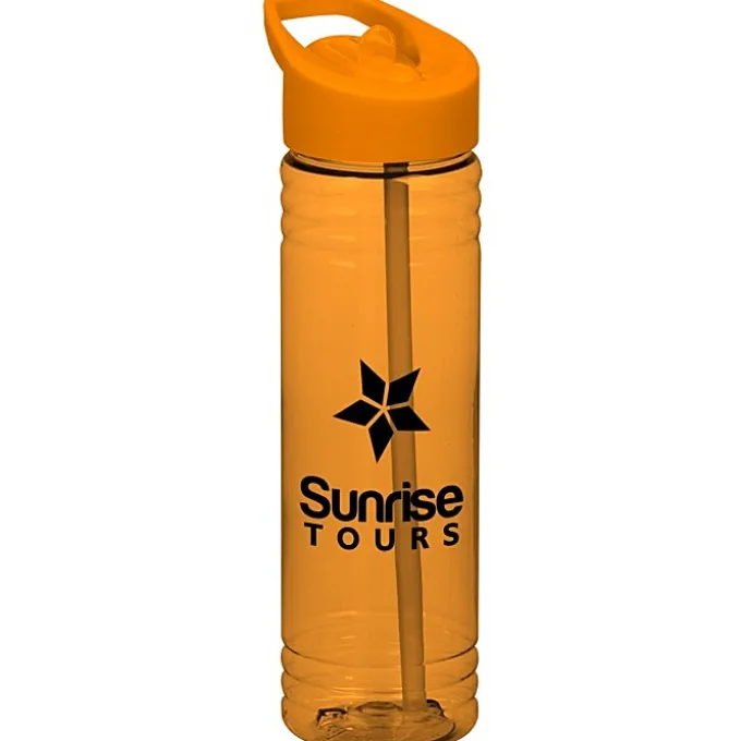 Halcyon Water Bottle with Flip Straw Lid - 24 oz