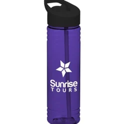 Halcyon Water Bottle with Flip Straw Lid - 24 oz