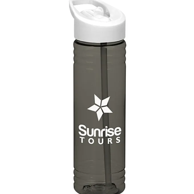 Halcyon Water Bottle with Flip Straw Lid - 24 oz
