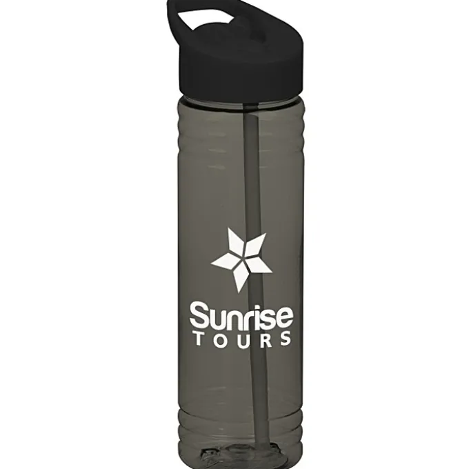 Halcyon Water Bottle with Flip Straw Lid - 24 oz
