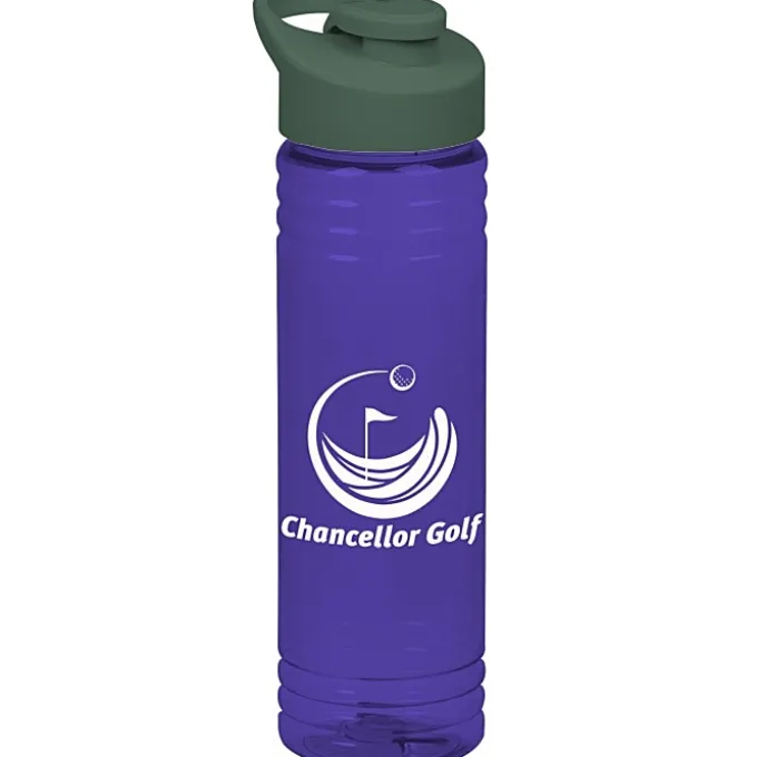 Halcyon Water Bottle with Flip Carry Lid - 24 oz