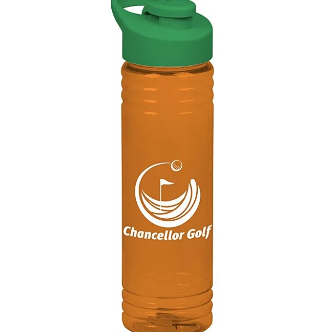 Halcyon Water Bottle with Flip Carry Lid - 24 oz