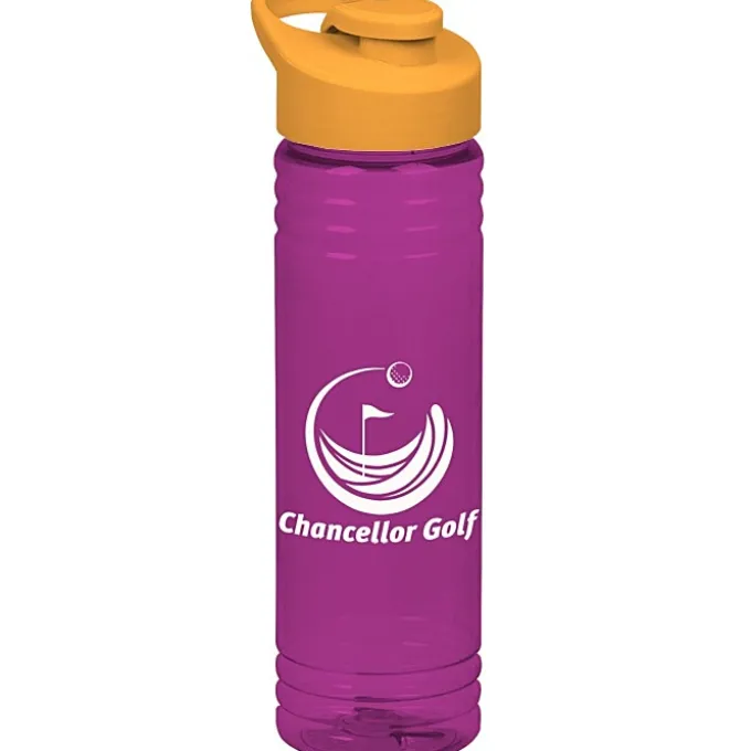 Halcyon Water Bottle with Flip Carry Lid - 24 oz
