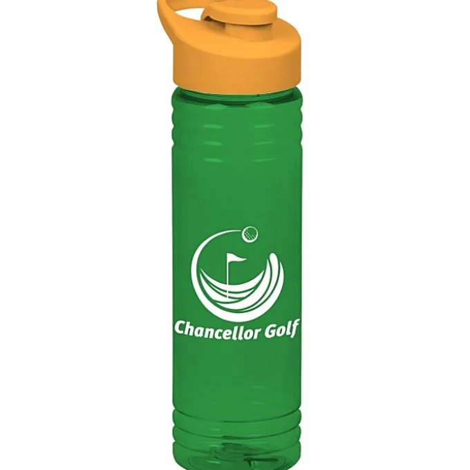 Halcyon Water Bottle with Flip Carry Lid - 24 oz