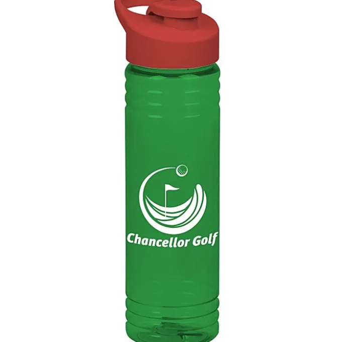 Halcyon Water Bottle with Flip Carry Lid - 24 oz