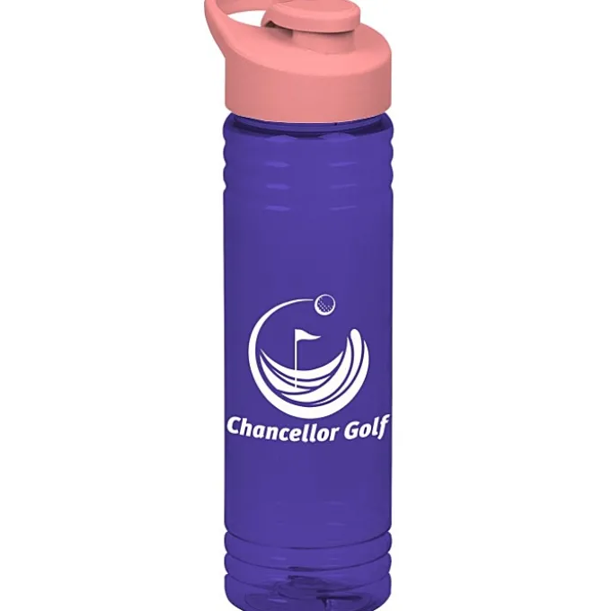 Halcyon Water Bottle with Flip Carry Lid - 24 oz