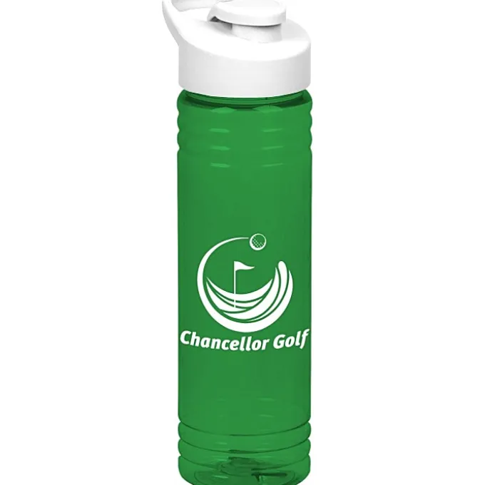 Halcyon Water Bottle with Flip Carry Lid - 24 oz