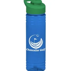 Halcyon Water Bottle with Flip Carry Lid - 24 oz