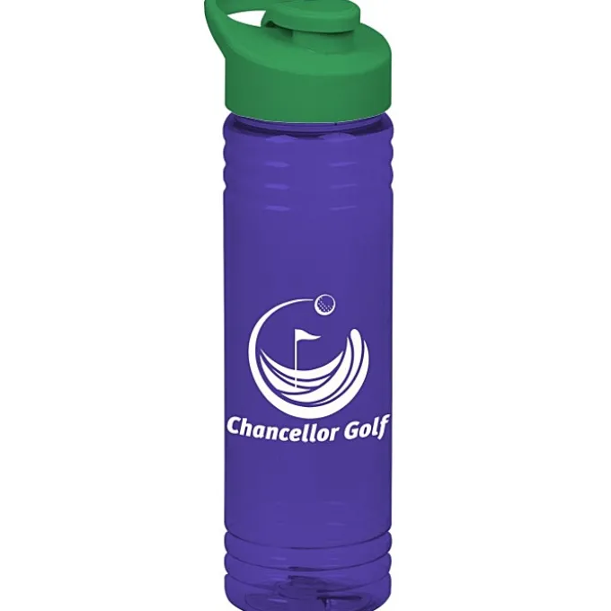 Halcyon Water Bottle with Flip Carry Lid - 24 oz