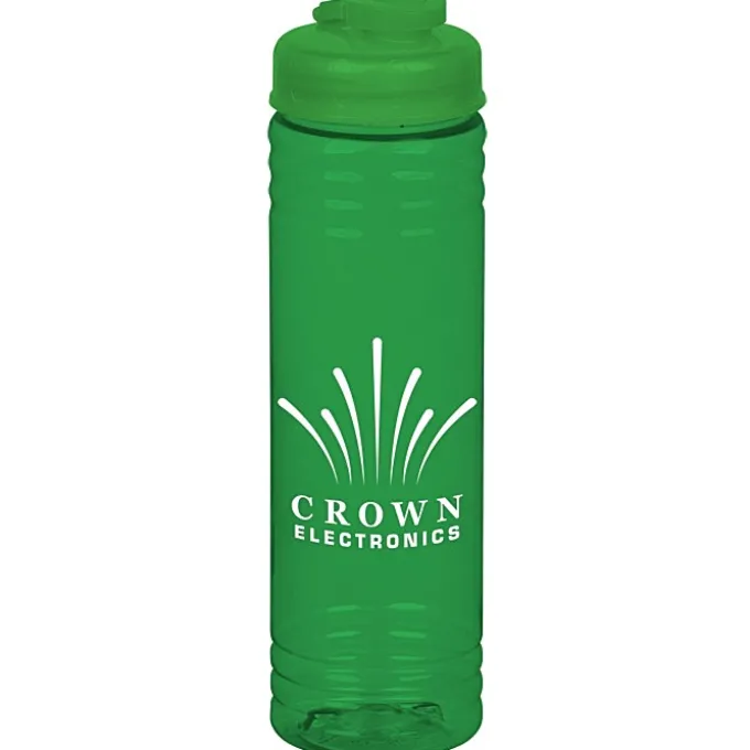 Halcyon Water Bottle with Flip Drink Lid - 24 oz