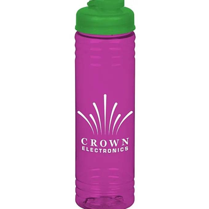 Halcyon Water Bottle with Flip Drink Lid - 24 oz
