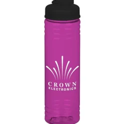 Halcyon Water Bottle with Flip Drink Lid - 24 oz