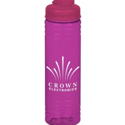 Halcyon Water Bottle with Flip Drink Lid - 24 oz