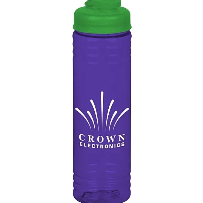 Halcyon Water Bottle with Flip Drink Lid - 24 oz