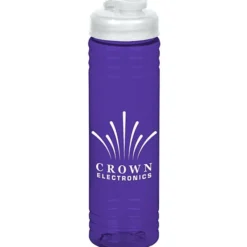 Halcyon Water Bottle with Flip Drink Lid - 24 oz