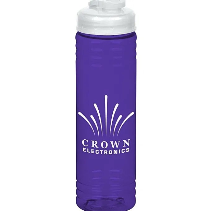 Halcyon Water Bottle with Flip Drink Lid - 24 oz