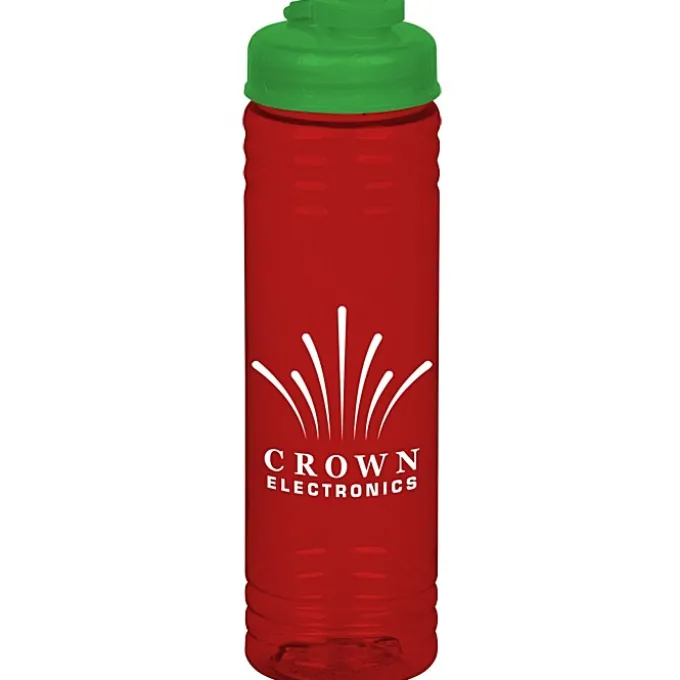 Halcyon Water Bottle with Flip Drink Lid - 24 oz