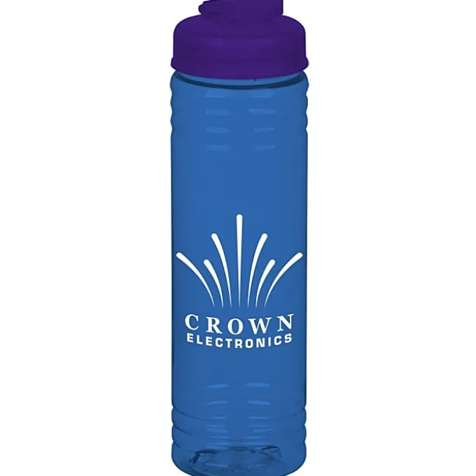 Halcyon Water Bottle with Flip Drink Lid - 24 oz