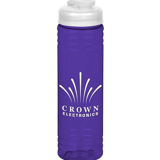 Halcyon Water Bottle with Flip Drink Lid - 24 oz