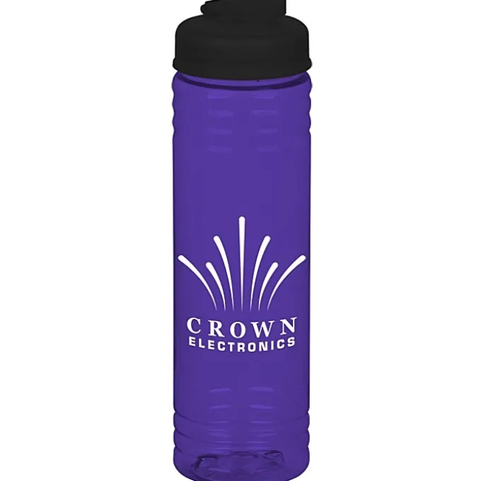Halcyon Water Bottle with Flip Drink Lid - 24 oz