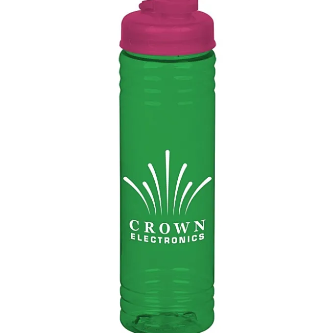 Halcyon Water Bottle with Flip Drink Lid - 24 oz