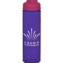 Halcyon Water Bottle with Flip Drink Lid - 24 oz