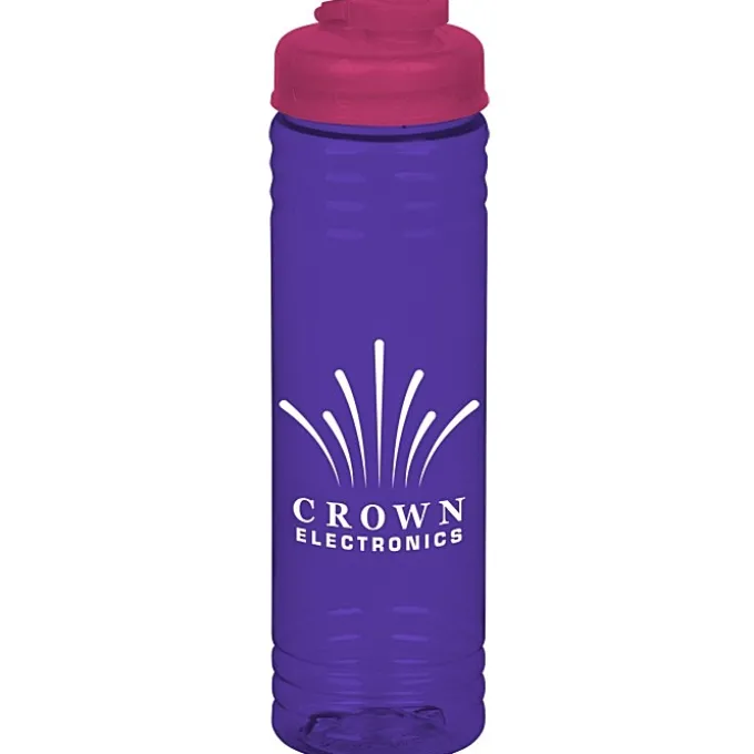 Halcyon Water Bottle with Flip Drink Lid - 24 oz