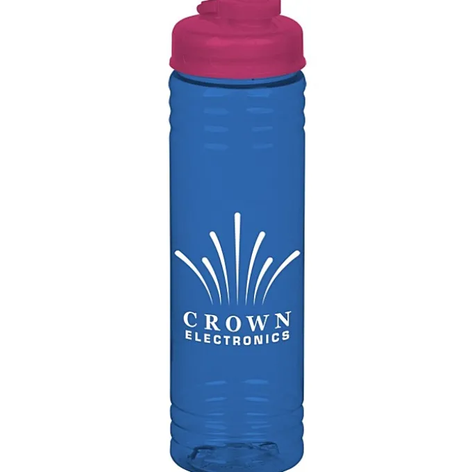 Halcyon Water Bottle with Flip Drink Lid - 24 oz