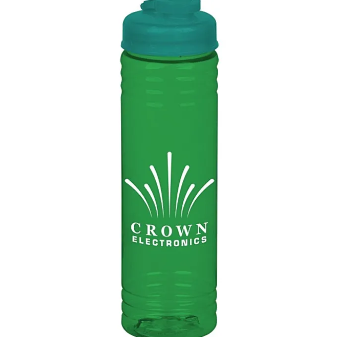 Halcyon Water Bottle with Flip Drink Lid - 24 oz