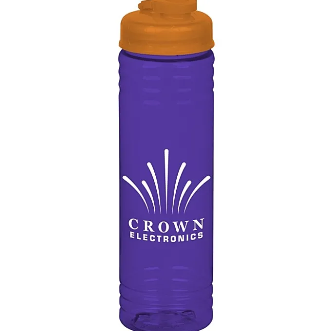 Halcyon Water Bottle with Flip Drink Lid - 24 oz
