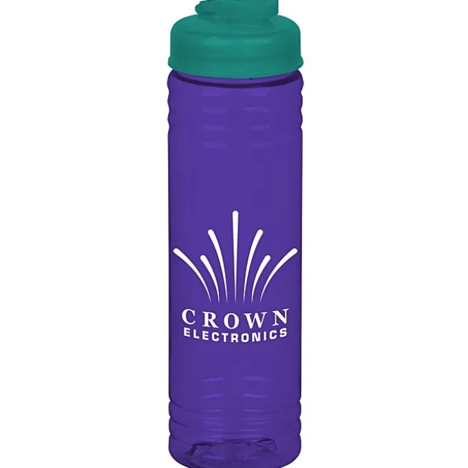 Halcyon Water Bottle with Flip Drink Lid - 24 oz