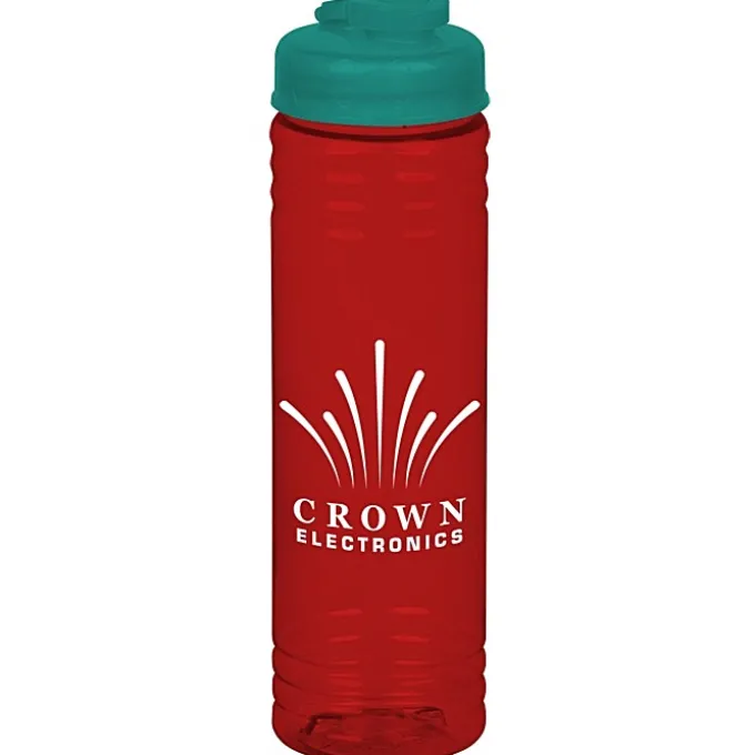Halcyon Water Bottle with Flip Drink Lid - 24 oz