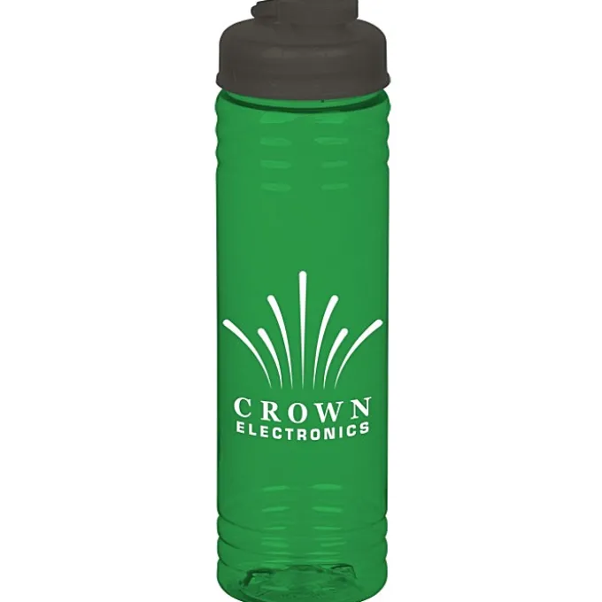 Halcyon Water Bottle with Flip Drink Lid - 24 oz
