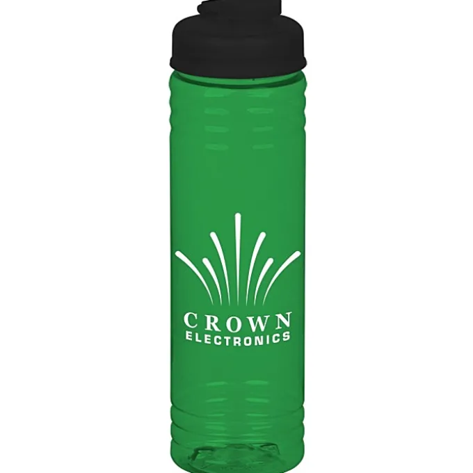 Halcyon Water Bottle with Flip Drink Lid - 24 oz