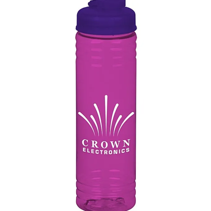 Halcyon Water Bottle with Flip Drink Lid - 24 oz