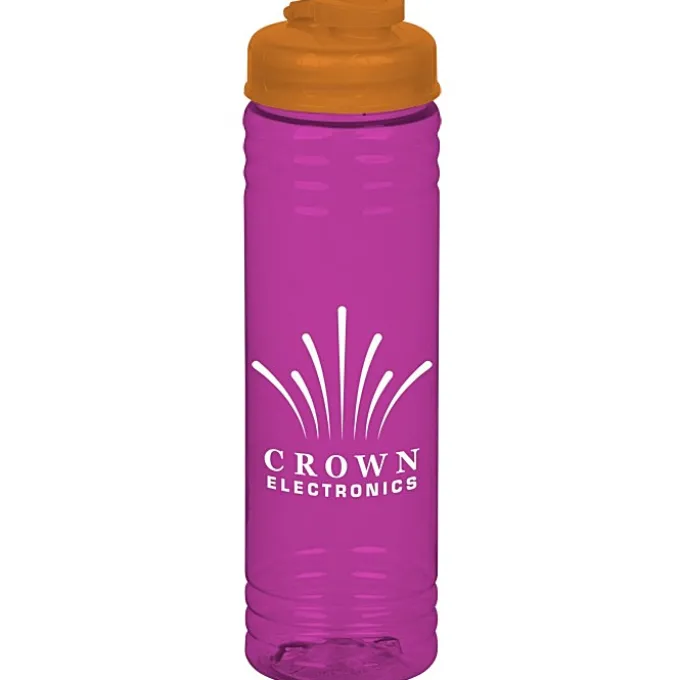 Halcyon Water Bottle with Flip Drink Lid - 24 oz