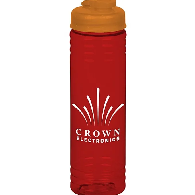 Halcyon Water Bottle with Flip Drink Lid - 24 oz