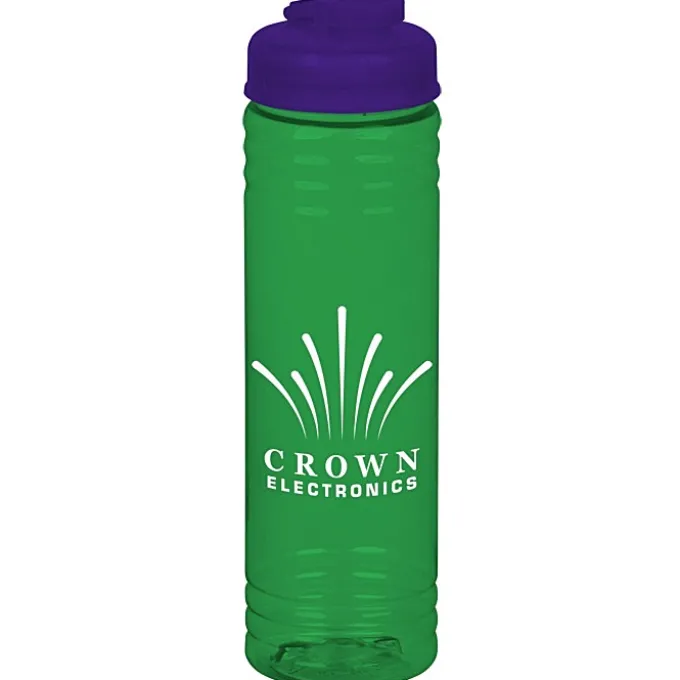 Halcyon Water Bottle with Flip Drink Lid - 24 oz