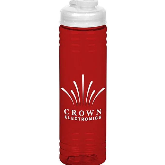 Halcyon Water Bottle with Flip Drink Lid - 24 oz