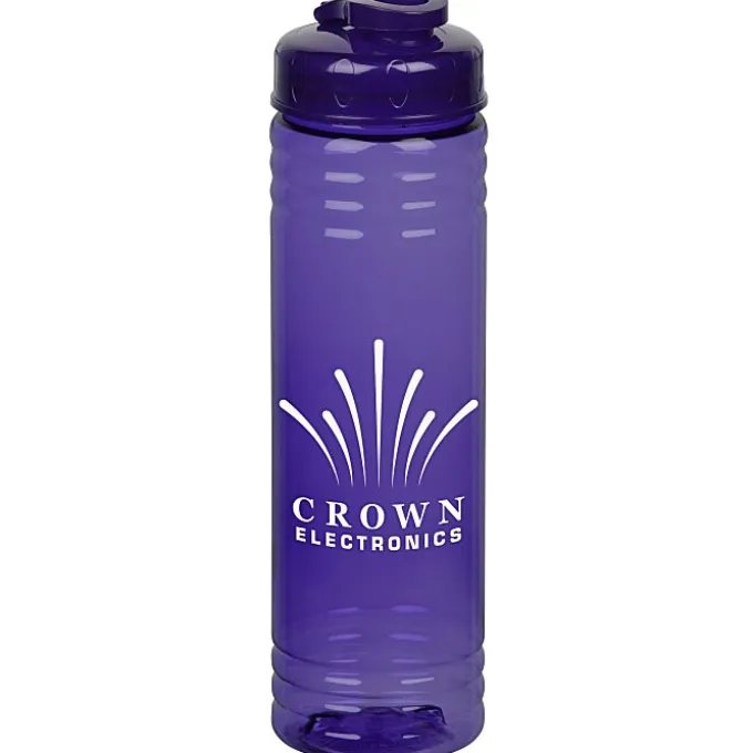Halcyon Water Bottle with Flip Drink Lid - 24 oz